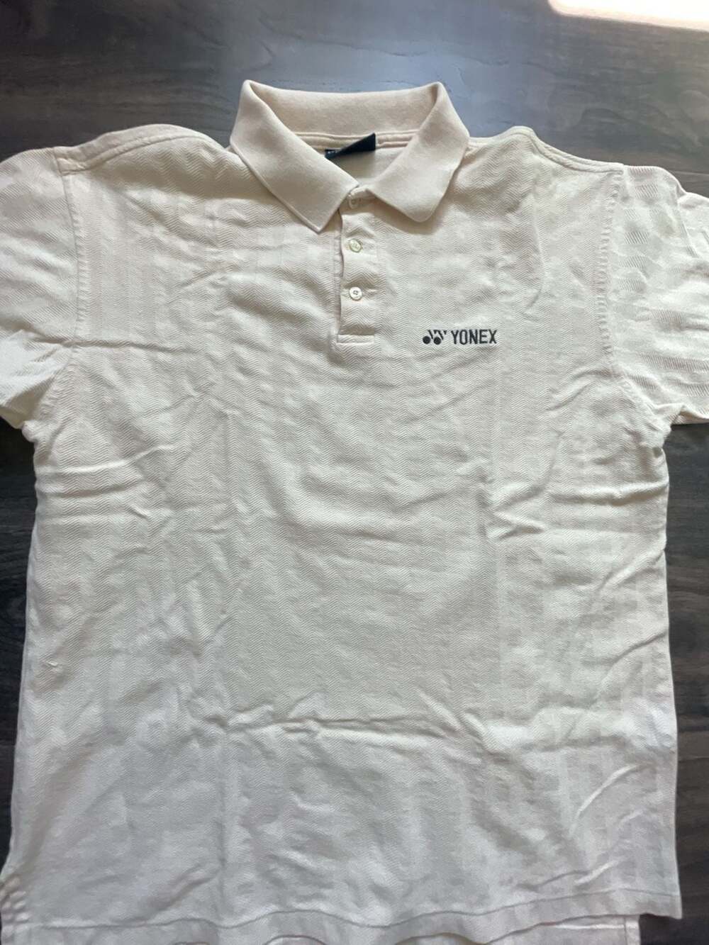 Vintage Yonex Textured Chevron Knit Polo Shirt